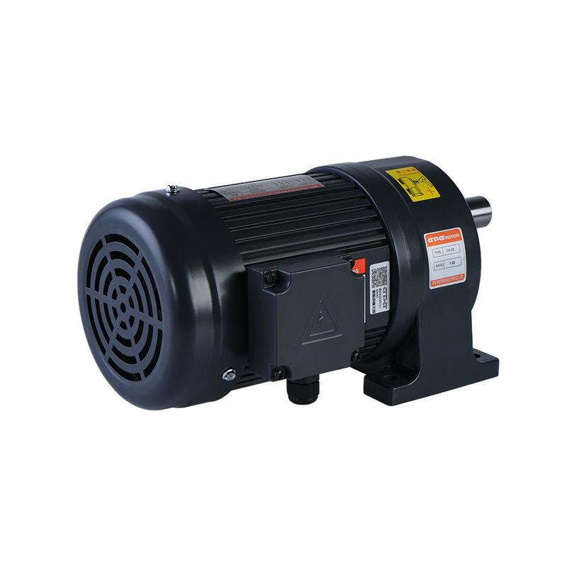 коробка передач электрического двигателя 100w 0.125hp мотор 3 участков с валом коробки передач 18mm уменьшения