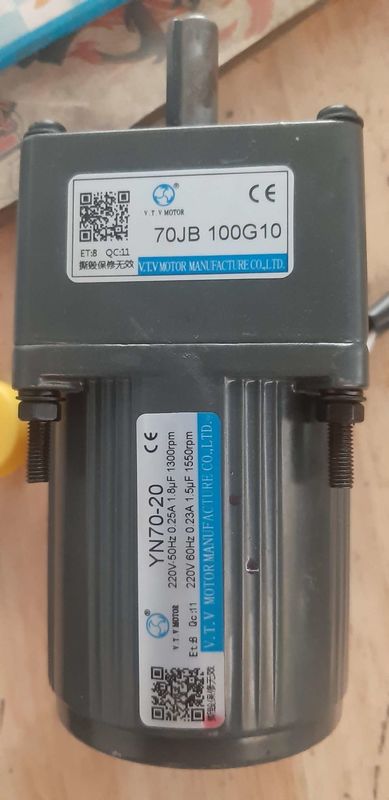 YN70-20 70JB20G10 мотор шестерни Ac 3 участков небольшой для машины молока соевого боба